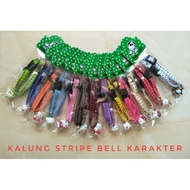 Character bell stripe cat necklace cat bell cat necklace