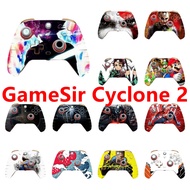 80 Colors Graphics Vinyl Skin Wrap Remote Sticker Decal Compatible with GameSir Cyclone 2 Controller