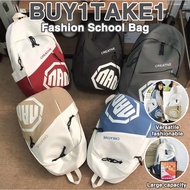 Buy1Take1 Creative Backpack 17in Laptop Water Repellent School Travel Office Unisex Comfort CarryAll