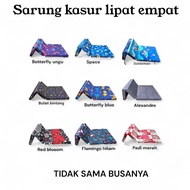 Four-fold mattress cover for 10 CM foam thickness, zippered mattress cover, mattress cover