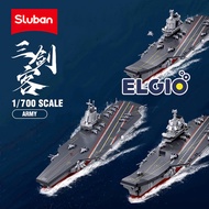 ELGIO Sluban Bricks Kapal Induk Army Navy Aircraft Carrier 3 Set B1209