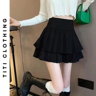 Short 2-Storey Pleated Skirt, Personality tennis Skirt