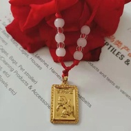 Vietnam Sand Gold Pendant Zodiac Pendant Men Women Benming Year Ox Gold-Plated Tag Pendant Long Not 