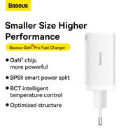Baseus หัวชาร์จเร็ว 65W GaN5 Pro USB C Charger Quick Charge QC4.0 PD3.0 Type C Fast USB Wall Charger