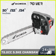 ♞HONDA New Gasoline Gasoline Chainsaw 20/22/24 Inches 72CC 9.9KW