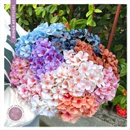 Bunga Hortensia X5 Bunga Bucket Murah Artificial Bunga Hidrangea Hias Dekorasi Hantaran