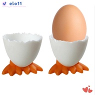 ELO 1/2/4Pcs Kitchen Supplies Cute Boiled Opener Eggs Container