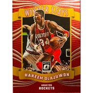 HAKEEM OLAJUWON NBA Metal Teka Basketball Card 2023-24 OPTIC 12 Rockets Africa Uranus