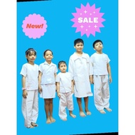 MEDICAL UNIFORM for kids CAREER COSTUME,Doctor,nurse,medtech,dentist