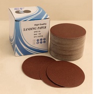 { Per Pack of 100} 4 Inch Velcro Round Sandpaper – Circle Sanding Paper