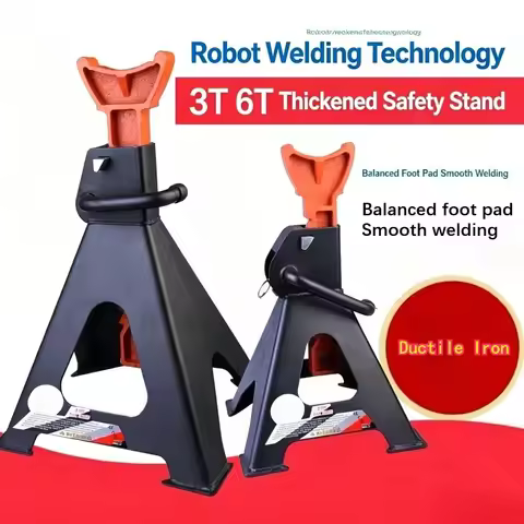 Heavy Duty 3 Ton /　6 Ton　Axle Stands for Car Van 4x4 Caravan Garage Workshop Steel Robust Constructi