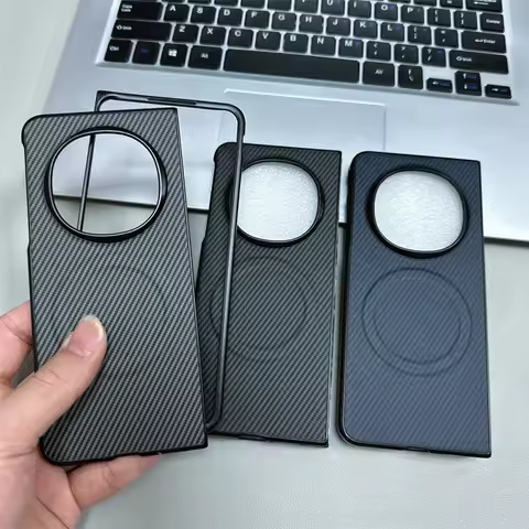 For OPPO Find N5 Case Hard PC carbon fiber magnetic Wireless charging Slim Protective Back Cover For