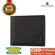 TOKOKOE - Men's Sleep Wallet Made of Premium Leather - David Jones 5186 Black