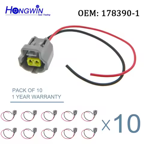 10PCS Car Engine Coolant Water Temperature Sensor Plug Connector For Toyota 178390-1 1JZ-2JZ-1UZ-3SG