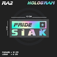 PRIDE SIAK CUTTING STICKER | RA2 RU