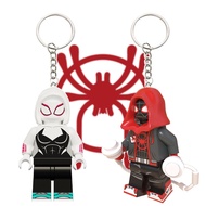 Lego keychain Spider-Man Melsgwen Couple Pendant Female Gift