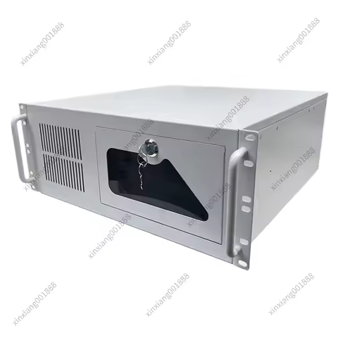 For 4U Industrial Control Chassis 610 Rack-Mount Server Case 19-inch 7-Slot ATX Power Supply Compati