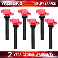 4/6x Ignition Coils UF562 33400-65J00 For Suzuki Grand Vitara SX4 SX 4 SX-4 Hatchback Sedan 2007-200