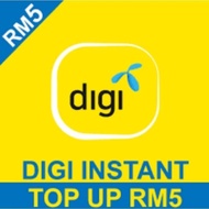 Topup tambah nilai DIGI rm5 digi instan top up