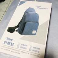 Deya Oblique Backpack Travel Portable Minimalist Fashion Wild Oblique Backpackdeya