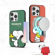 【多種款式】正版授權 Snoopy 流沙透明插卡手機保護殼 iPhone 17 16 15 Pro Max 16E 14 plus Case Samsung S25 S24 Ultra Edge A5