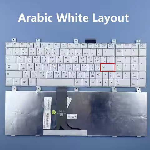 Arabic Laptop Keyboard For MSI Gaming MSI GX610 GX630 CR610X GX640 GX660R GX701 GX710 ER710 CR720 GX
