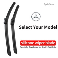 silicone wiper blade Mercedes Benz C Class Wiper C180 C200 C250 C300 C63 W204 W205 Silicone Coated W