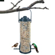 MXMIO Bird Feeder Outdoors Myna Cylindrical Plastic Transparent Pet Supplies Bird Food Box