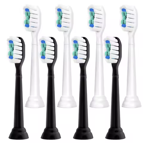 8 Pcs Replacement Toothbrush Heads Compatible with Philips Sonicare Electric Toothbrush Professional