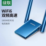 Lvlian USB Wireless Network Card Drive-Free Computer WiFi [AX1800 Dual Band-WiFi6] High Gain 15643