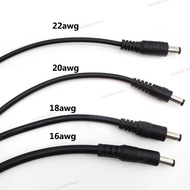 16/18/20/22awg 7A 10A DC Male Female Power Supply Connector extension Cable 5.5x2.1mm Copper Wire Current For LED Strip light WB5SG