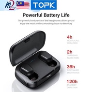 TOPK F22 Wireless headphones TWS Bluetooth-compatible 5.0 LED Display Earphone Sports Waterproof ear