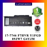 Dell Inspiron 7746 7537 7737 15-7737 15-7537 17-7737 17-7746 F7HVR Y1FGD 89JW7 G4YJM 58Wh  Replaceme
