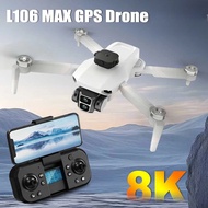 NEW L106 Max GPS Drone 8K HD Dual Camera Brushless Motor Obstacle Avoidance With Screen RC Four-Axis
