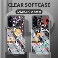 Clear Boys Nbafancy Casing Samsung A17 A07 5Ga16 5G A36 5G A06 5G A56 5G A35 5G A55 5G A26 5G A25 5G