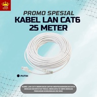 LAN CABLE LAN CABLE RJ45 CAT 6 GIGASPEED 25 METERS LENGTH