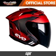 EVO HELMET TRX RADIX HALF FACE DUAL VISOR w/ SMOKE AND FREE CLEAR LENS