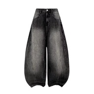 Haven Studio - Baggy curve wideleg wash jeans