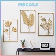 Gold Frame wall Decor Square Frame Leaf Wall Artwork Living Room Decorations Display