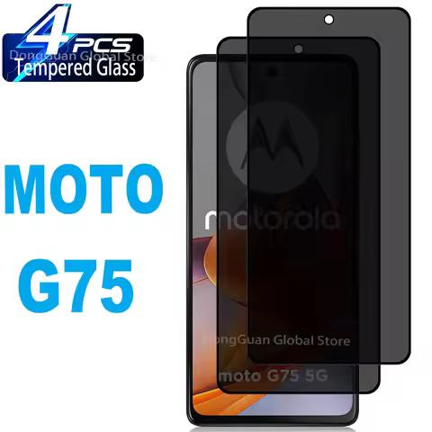 For Motorola Moto G75 Anti Spy Tempered Glass Screen Protector Privacy Glass Film