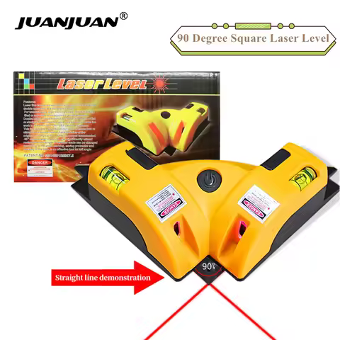 Right Angle 90 Degree Square Laser Level High Quality Level Tool Laser Measurement Tool Level Laser