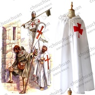 Retro Temple Knights Cloak Ancient Roman Crusader Eastern Warrior Medieval Warriors Costume