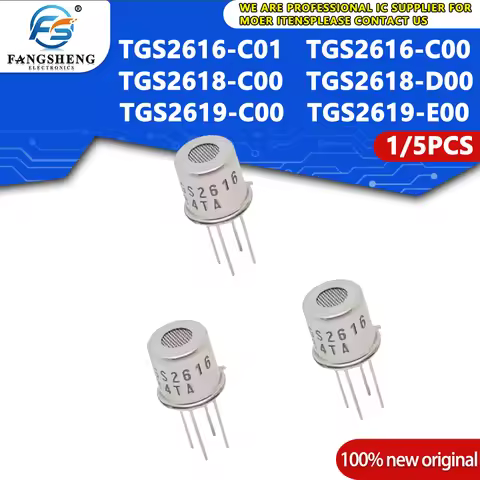 1-5PCS New original TGS2616-C01 TGS2618 hydrogen gas sensor TGS2619 TGS2620 gas sensor C00 E00 D00