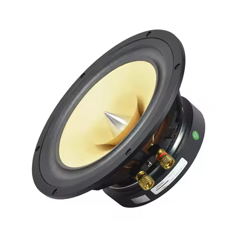 8 Inch HiFi Full Range Speaker Unit Audiophile Speaker Driver 120W Aluminum Phase Plug for Audio Sys