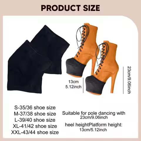 Shoes Protectors Cover High Resistance Non Slip Equipment for Dancers Women,Grip Sleeves for Pole Da