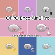 【Hot sale】For OPPO Enco Air 2 Pro Case Transparent cartoon Soft Silicone Earphone Case Casing Cover