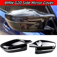READY STOCK For BMW G20 G22 G30 Side Mirror Cover Glossy Black