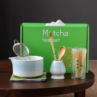 ☑♥ Minzheng Matcha Bowl Matcha Tool Matcha Brush Japanese Style Tea Bowl Matcha Bowl Stirrer Tea Whi