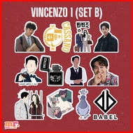 ◎ ☽ ❦ 50 PCS| VINCENZO STICKERS CASSANO KDRAMA WATERPROOF STICKERS FOR LAPTOP LUGAGGE TUMBLER AQUAF