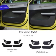 Car Door Anti Kick Mat Sticker For Volvo EX30 2023 2024 2025 Door Protector Interior Mat Decorative 